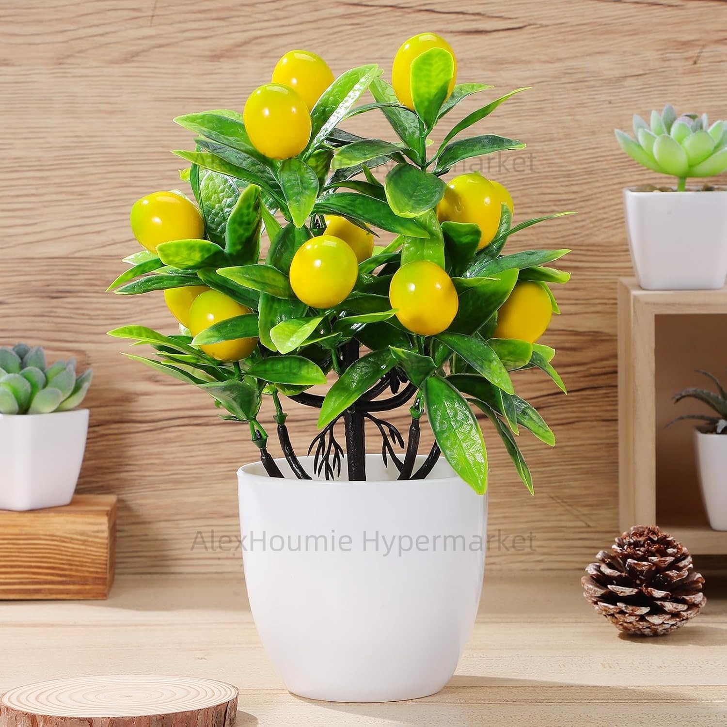 Fake Lemon Tree Small Artifici - Bonsai Garden Sushi ulasan dan harga