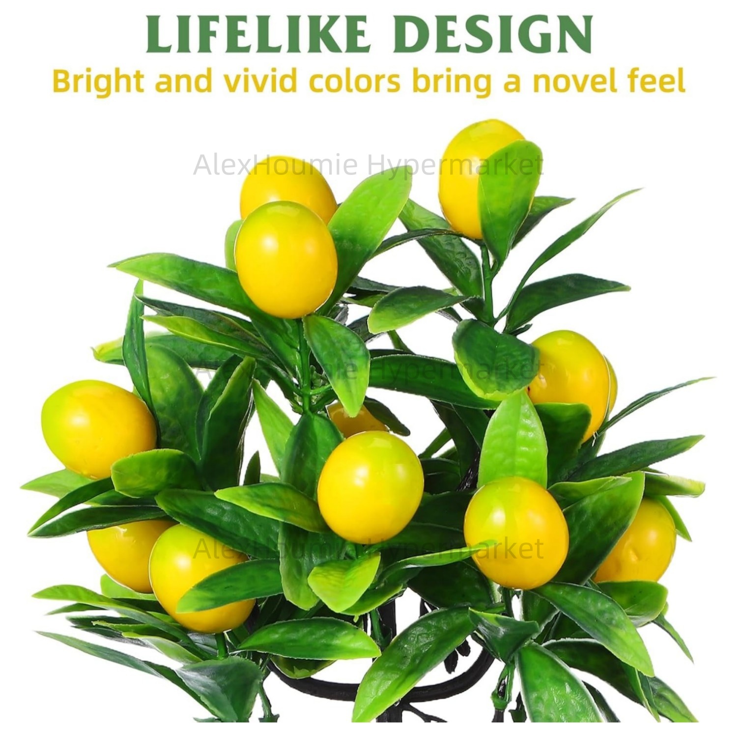 Fake Lemon Tree Small Artifici - Bonsai Garden Sushi ulasan dan harga