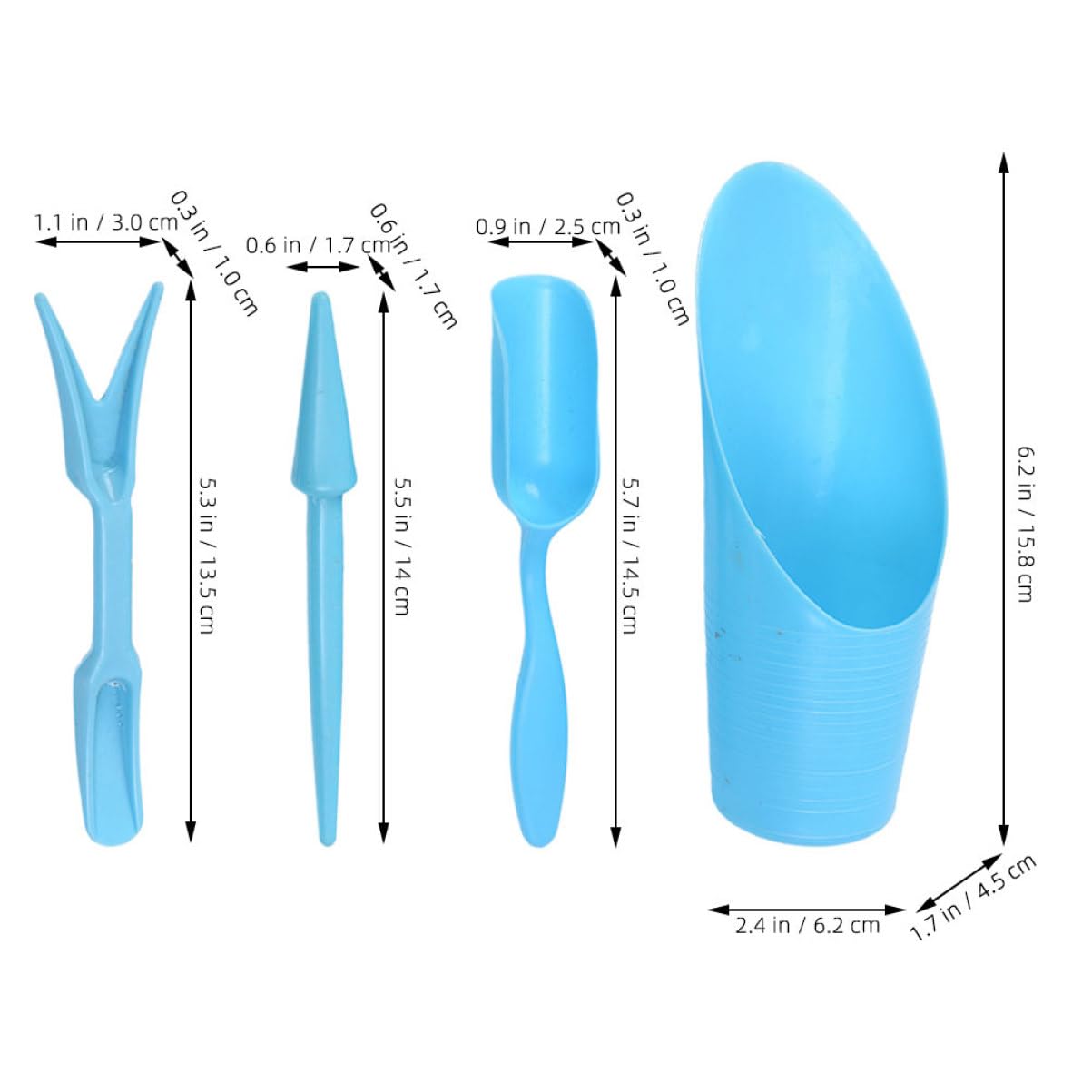 4pcs/set, Plastic Durable Buck - Bonsai Garden Tools ulasan dan harga