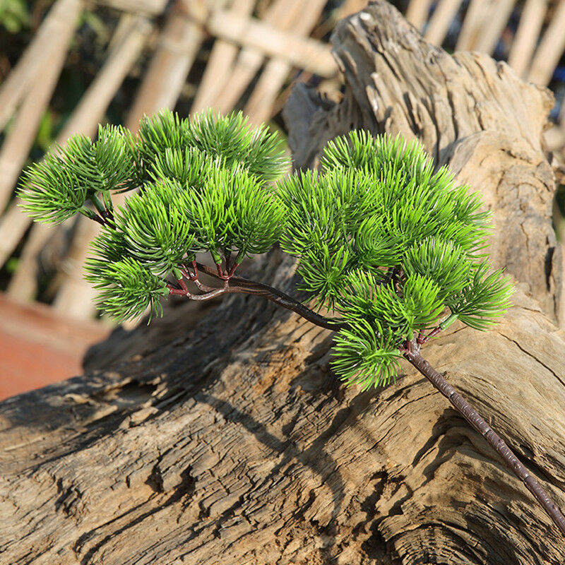 42cm Artificial Plant Pine Bra - Bonsai Garden Sushi ulasan dan harga