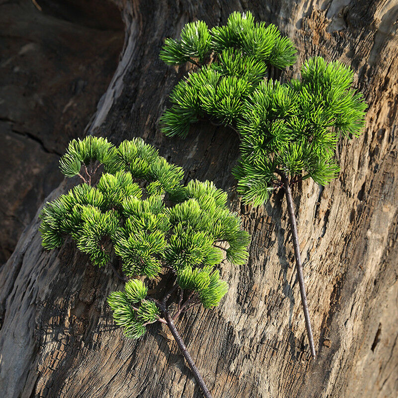 42cm Artificial Plant Pine Bra - Bonsai Garden Sushi ulasan dan harga