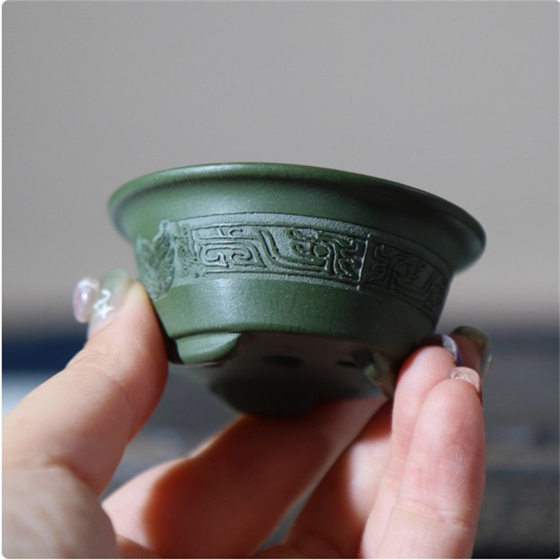 Ceramic Carved Mini Bonsai Pot - Bonsai Garden For Desk ulasan dan harga