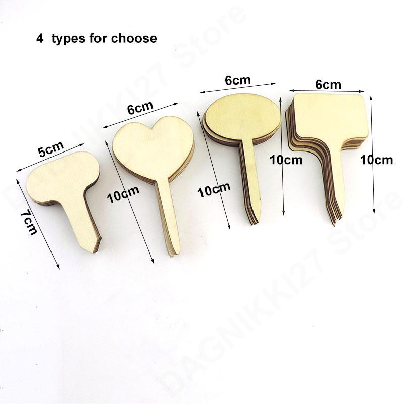 10x T-Type Wooden Plant Labels - Bonsai Garden Tools ulasan dan harga