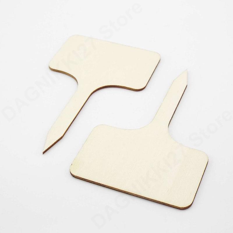 10x T-Type Wooden Plant Labels - Bonsai Garden Tools ulasan dan harga