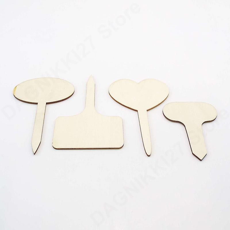 10x T-Type Wooden Plant Labels - Bonsai Garden Tools ulasan dan harga