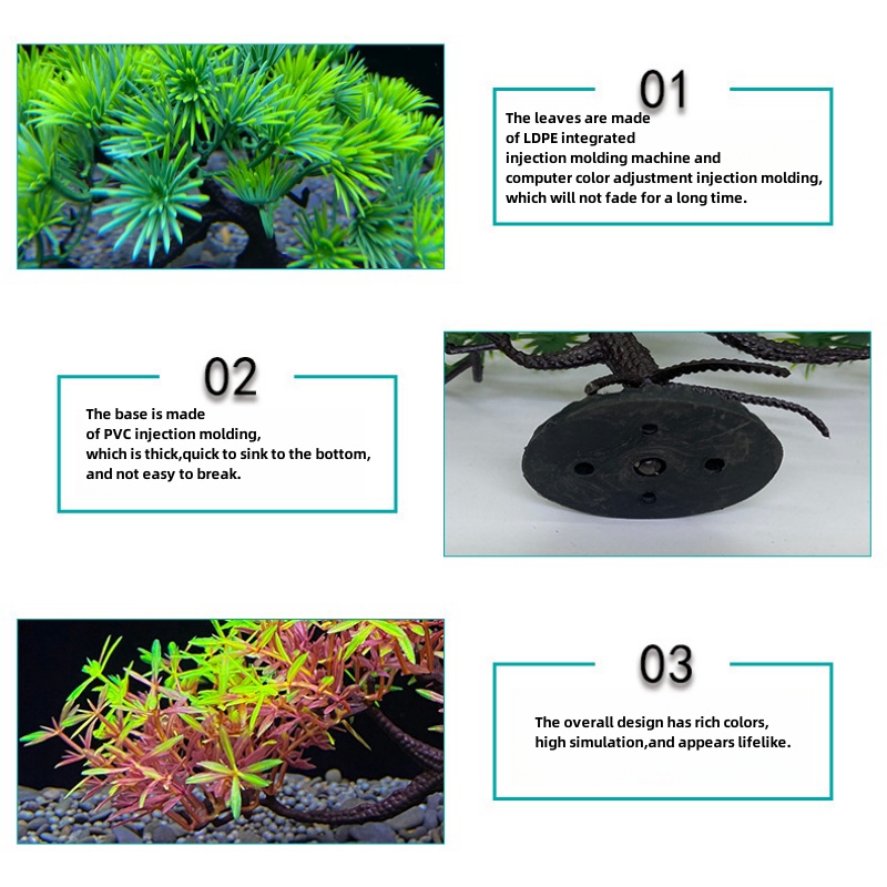Aquarium Bonsai Tree, Plant, F - Bonsai Garden Sushi ulasan dan harga