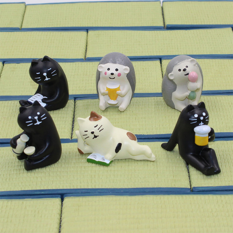 Decole Black Cat Bear Hedgehog - Bonsai Garden Japan ulasan dan harga