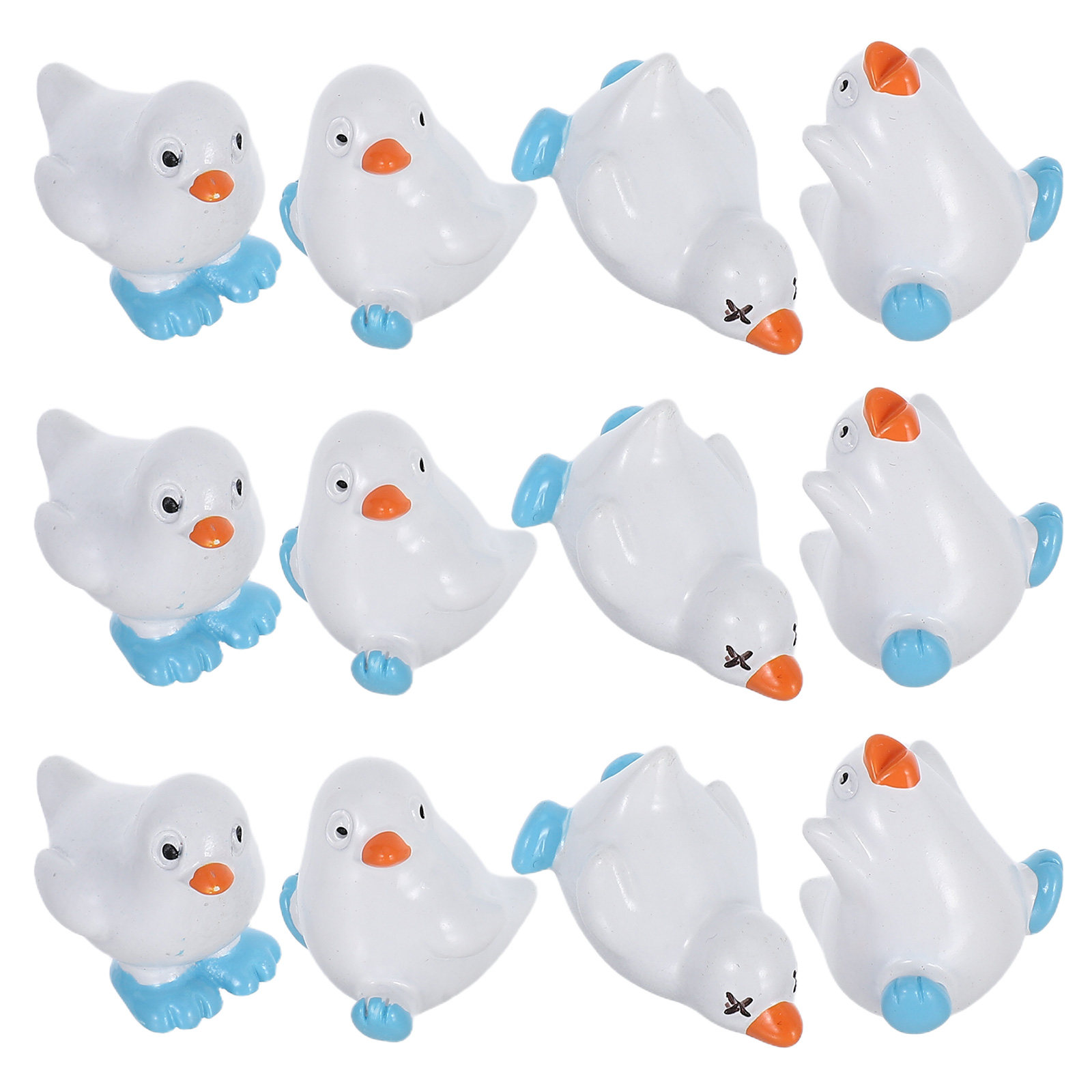 12Pcs Resin Mini Bird Ornament - Bonsai Garden For Desk ulasan dan harga