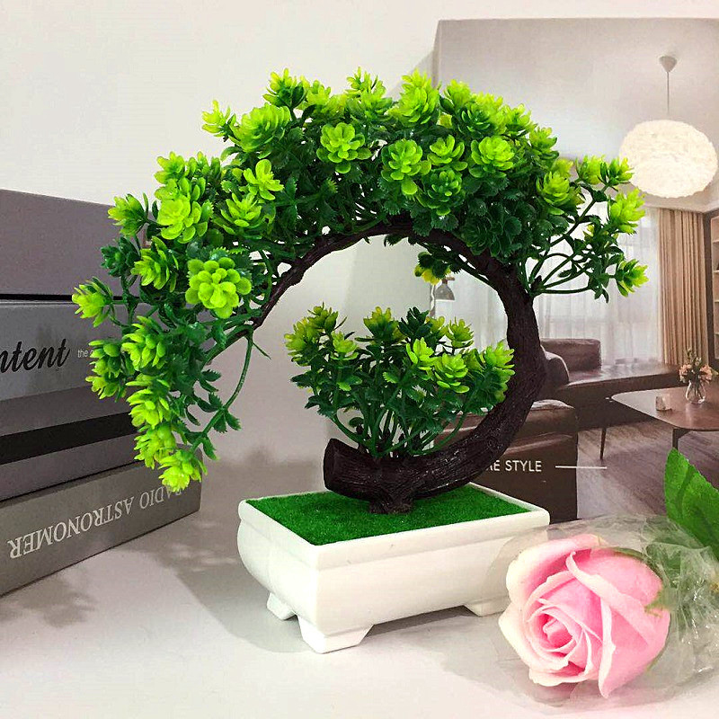 Simulated Plant, Artificial Fl - Bonsai Garden Sushi ulasan dan harga