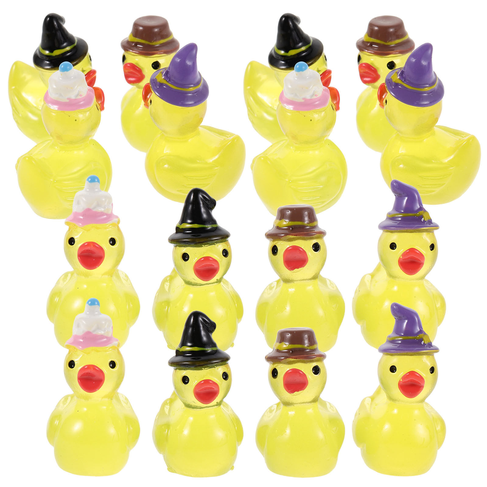 20Pcs Mini Resin Ducks Cartoon - Bonsai Garden For Desk ulasan dan harga