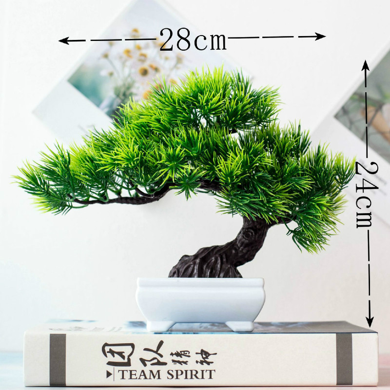 New Green Artificial Plants Bo - Bonsai Garden Sushi ulasan dan harga