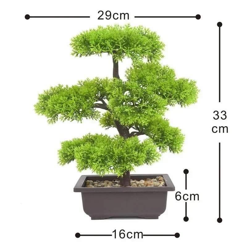 Artificial Plants Pine Bonsai  - Bonsai Garden Sushi ulasan dan harga