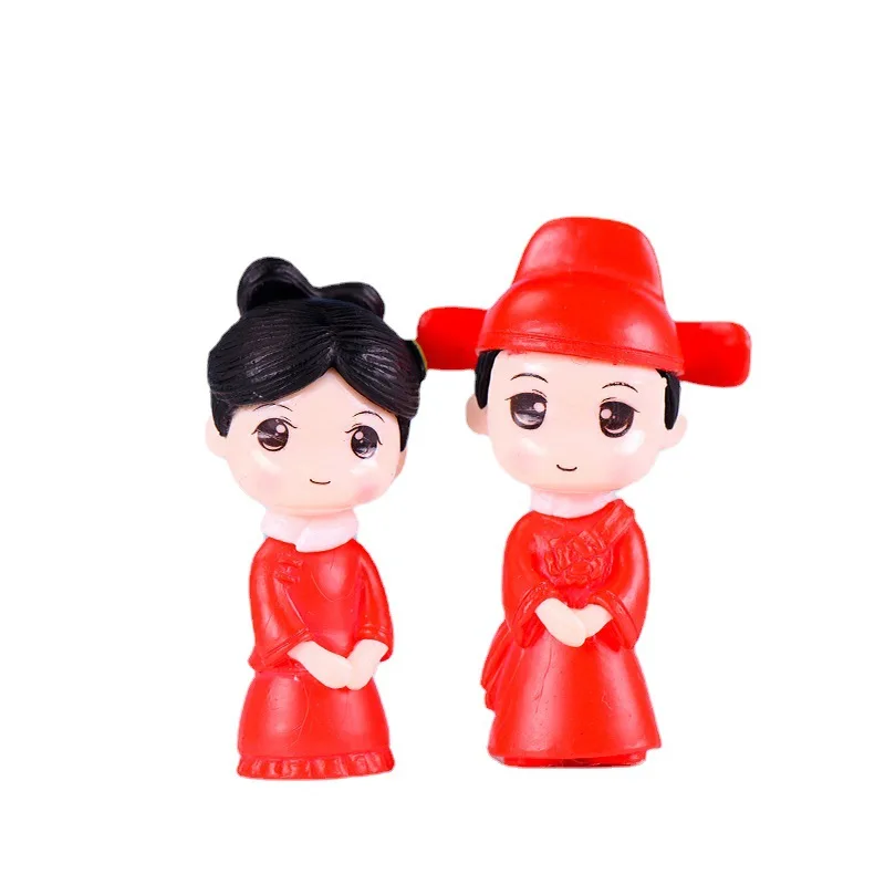 2pcs Chinese Costume Bride and - Bonsai Garden World ulasan dan harga